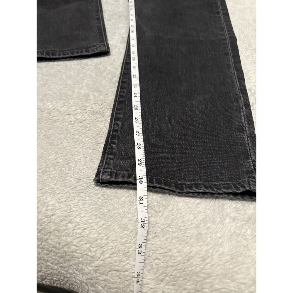 New Levi's 501 Curvy Women's Button Fly Black High Rise Straight Jeans 30x30 - Picture 4 of 11